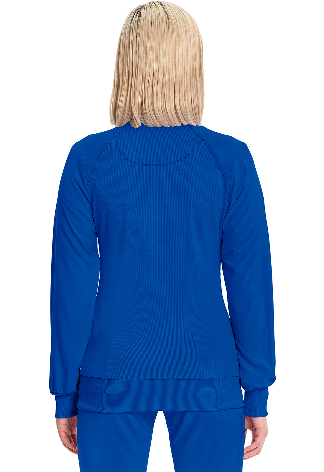 Classics 2391A Zip Front Jacket Galaxy Blue Model Image Back | Infinity