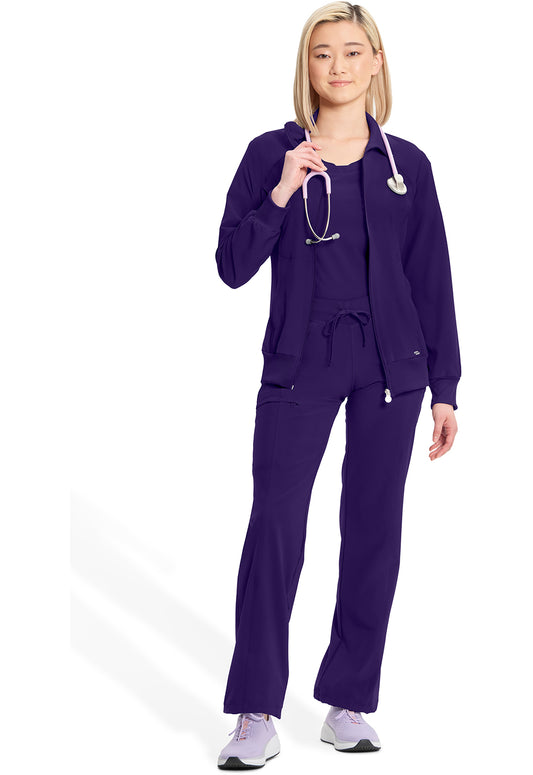 Infinity 2391A Women's Zip Front Jacket Grape