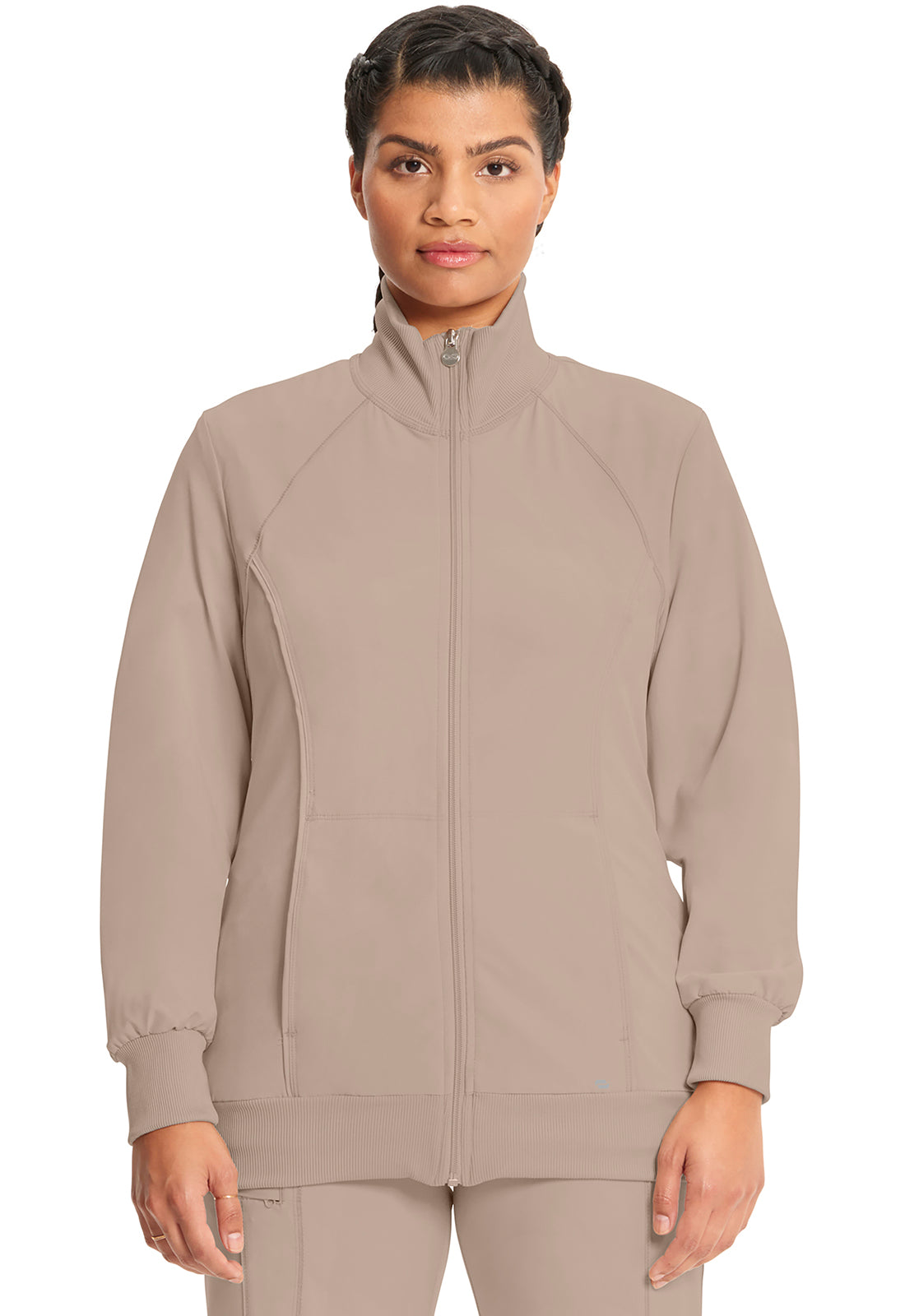 2391A Infinity Zip Front Jacket (Khaki)