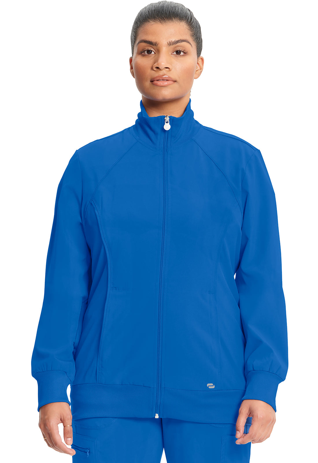 Classics 2391A Zip Front Jacket Royal Model Image Front | Infinity