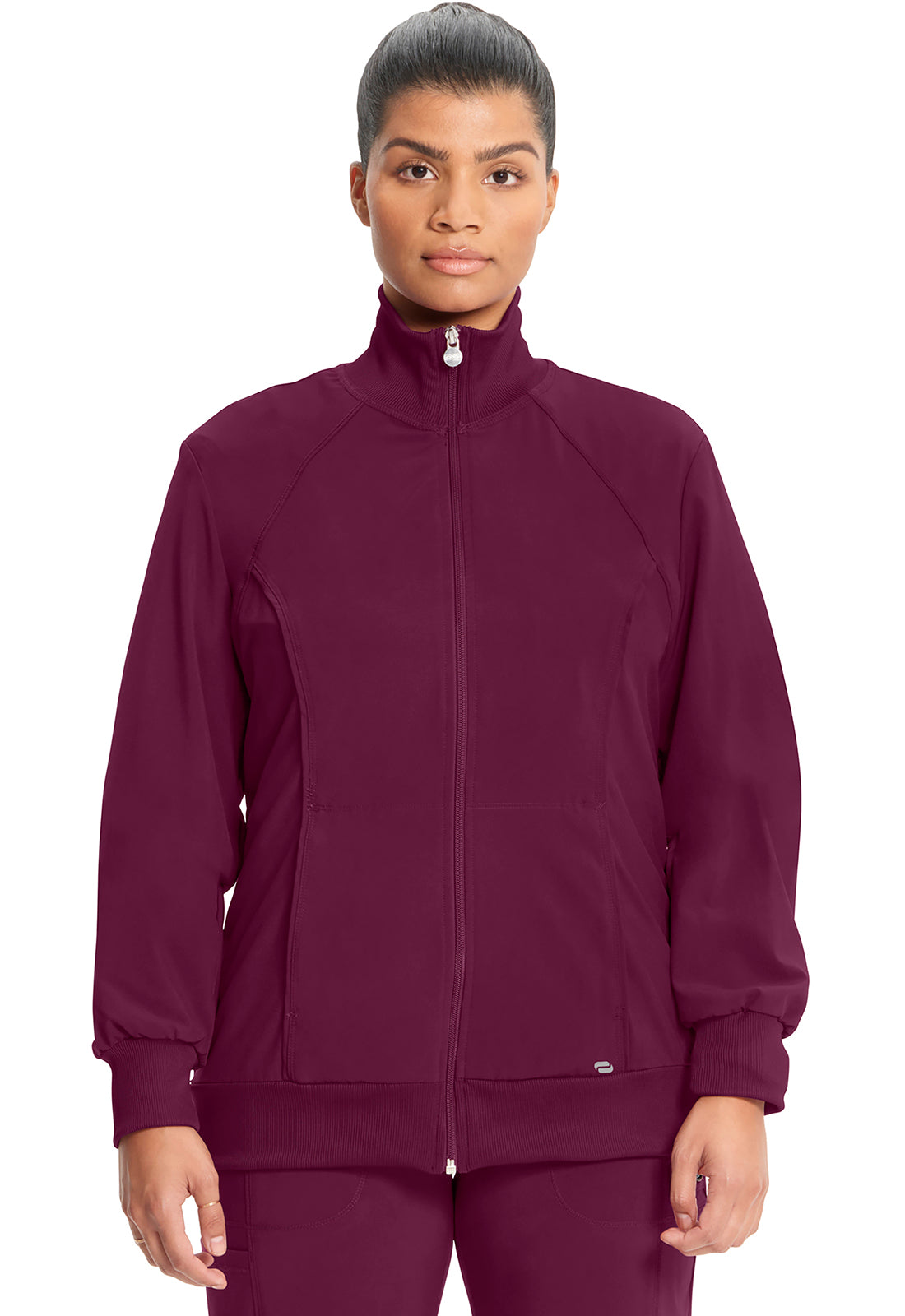 2391A Infinity Zip Front Jacket (Wine)