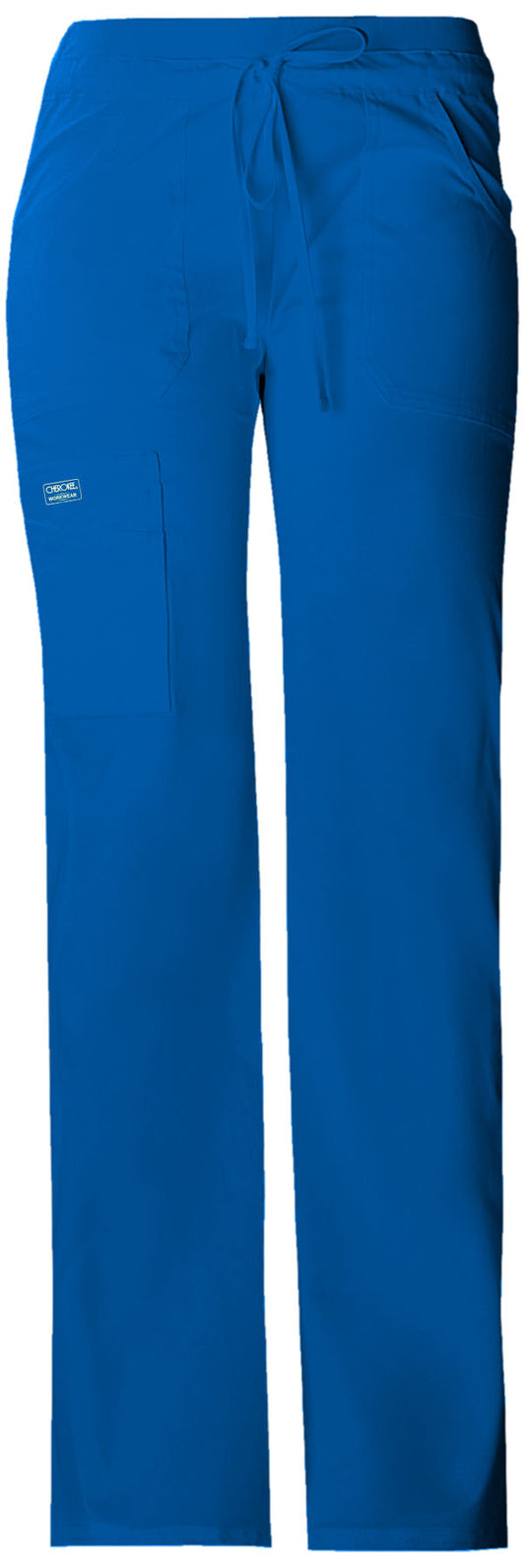 Core Stretch 24001 Drawstring Cargo Pants Royal Model Image Front | Cherokee Workwear