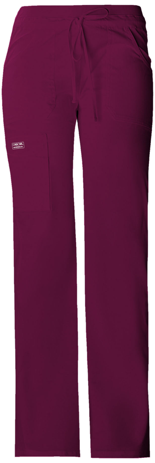 Core Stretch 24001 Drawstring Cargo Pants Wine