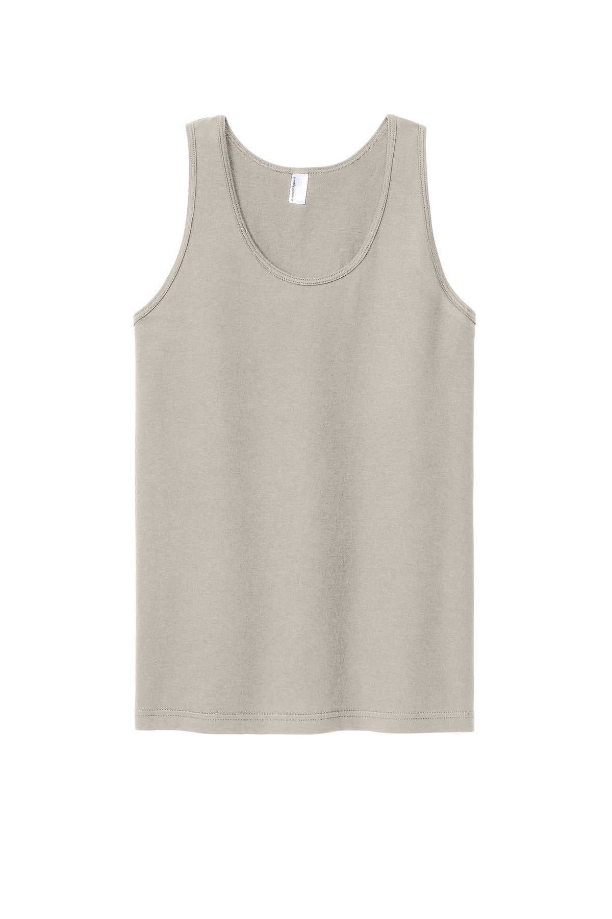 American Apparel Fine Jersey Unisex Tank 2408 New Silver