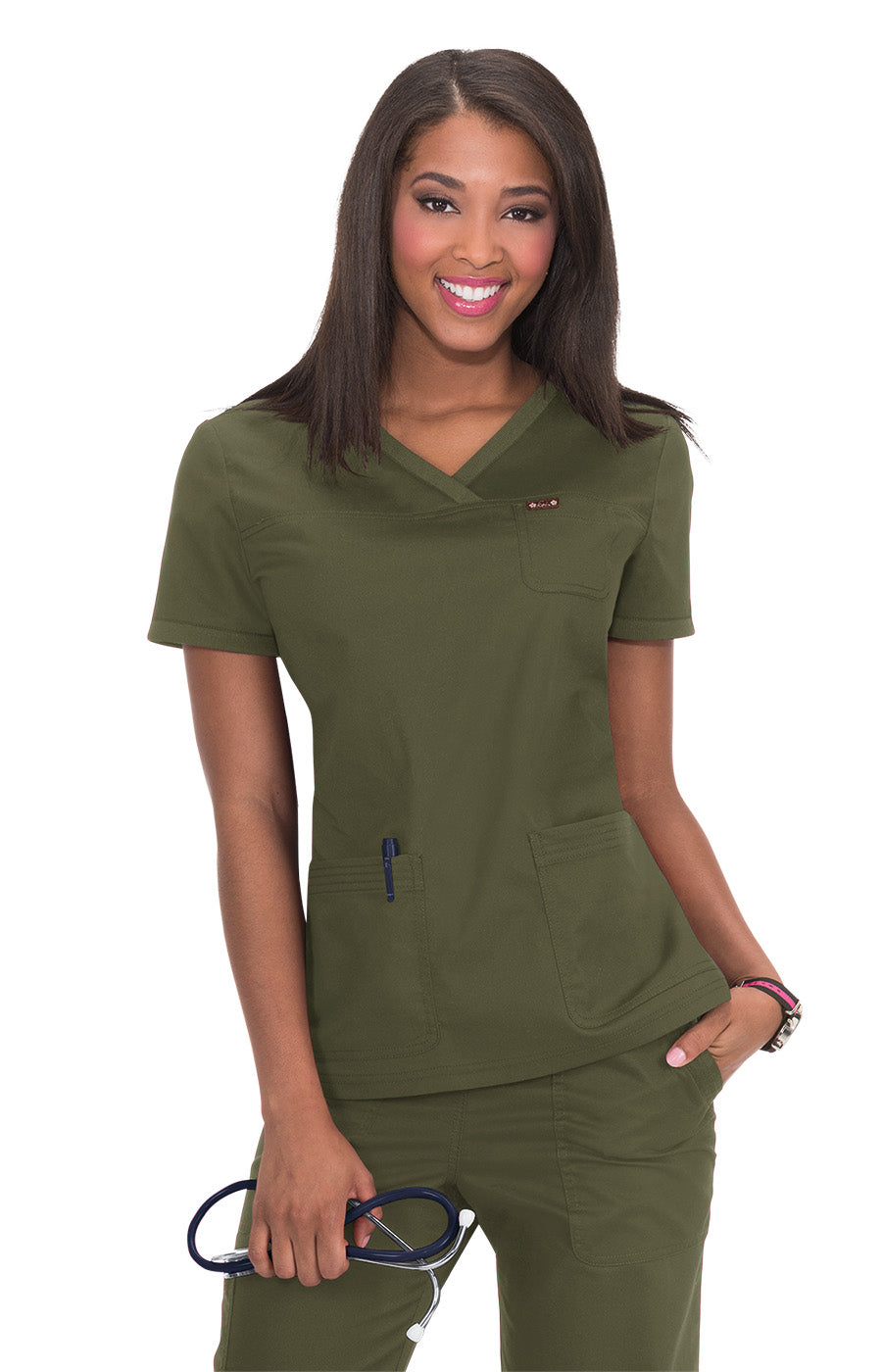 Classics 247 Nicole Top Olive Green