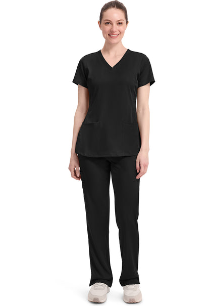 HH Works 2500 Women's Monica Scrub Top Black
