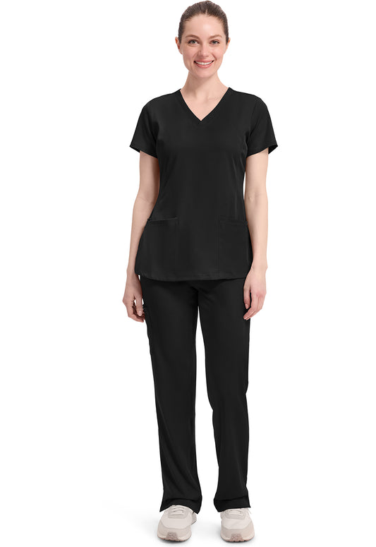 HH Works 2500 Women's Monica Scrub Top Black