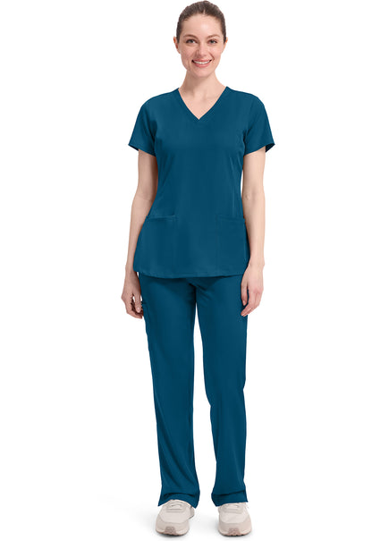 HH Works 2500 Women's Monica Scrub Top Caribbean