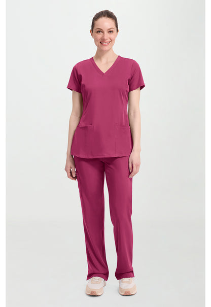 HH Works 2500 Women's Monica Scrub Top Cherry Wine