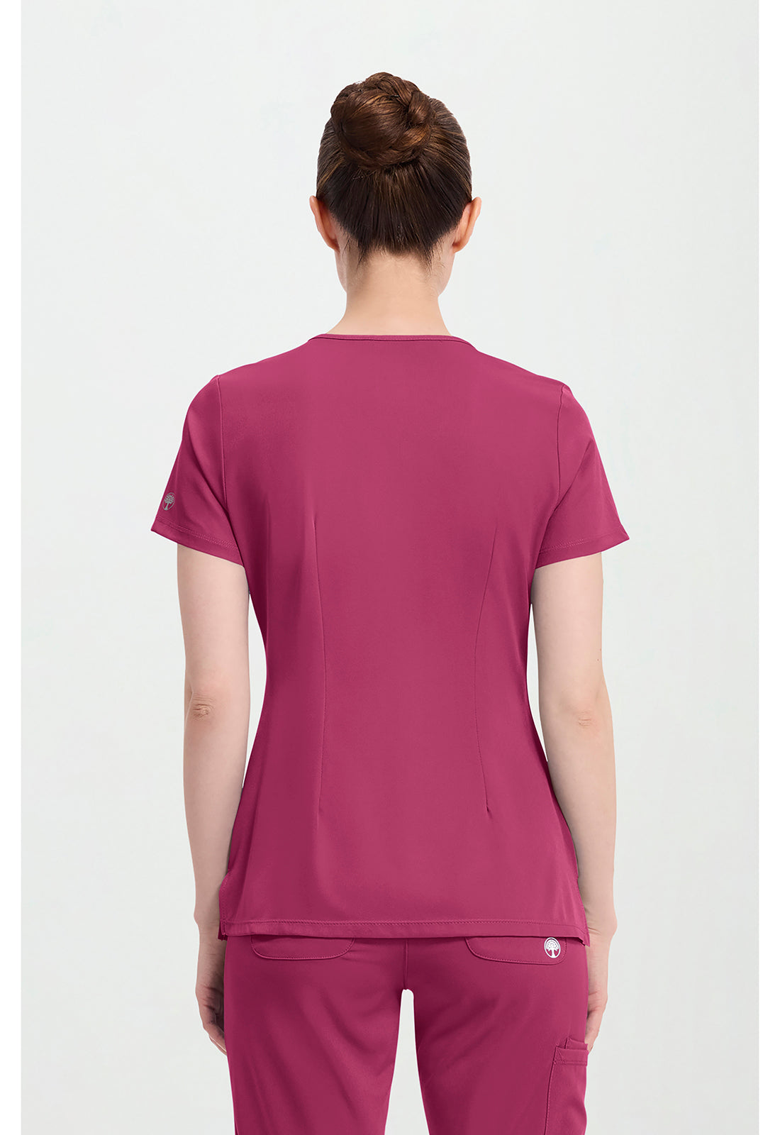 HH Works 2500 Women's Monica Scrub Top Cherry Wine