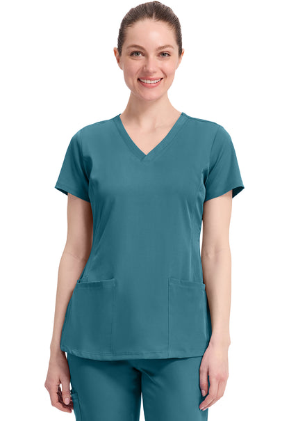 HH Works 2500 Women's Monica Scrub Top Fresh Blue