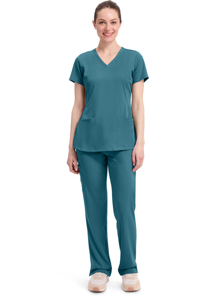 HH Works 2500 Women's Monica Scrub Top Fresh Blue