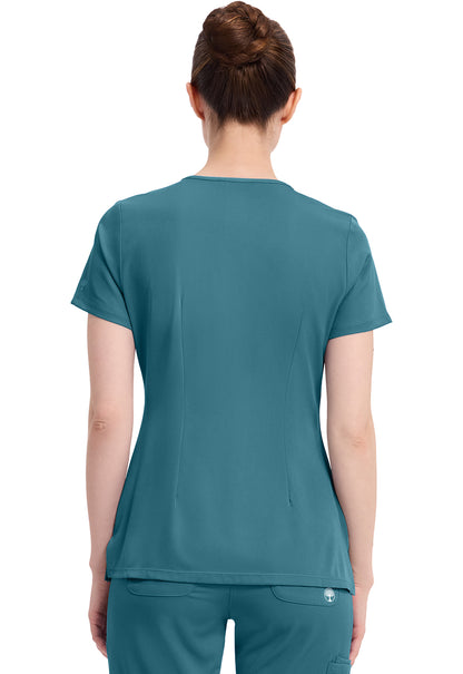 HH Works 2500 Women's Monica Scrub Top Fresh Blue
