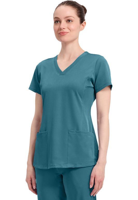 HH Works 2500 Women's Monica Scrub Top Fresh Blue
