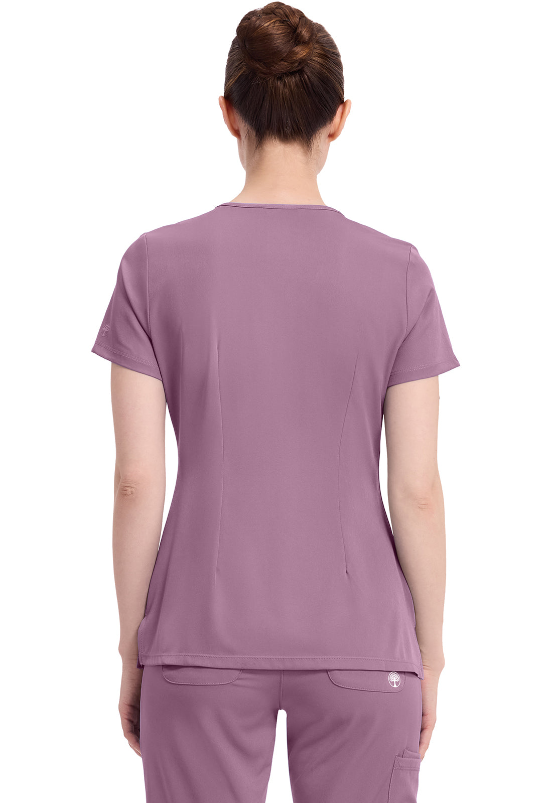 HH Works 2500 Monica V Neck Scrub Top Meta Mauve