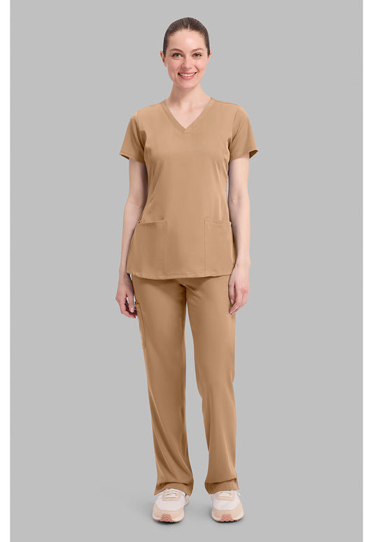 HH Works 2500 Women's Monica Scrub Top Sand Dunes