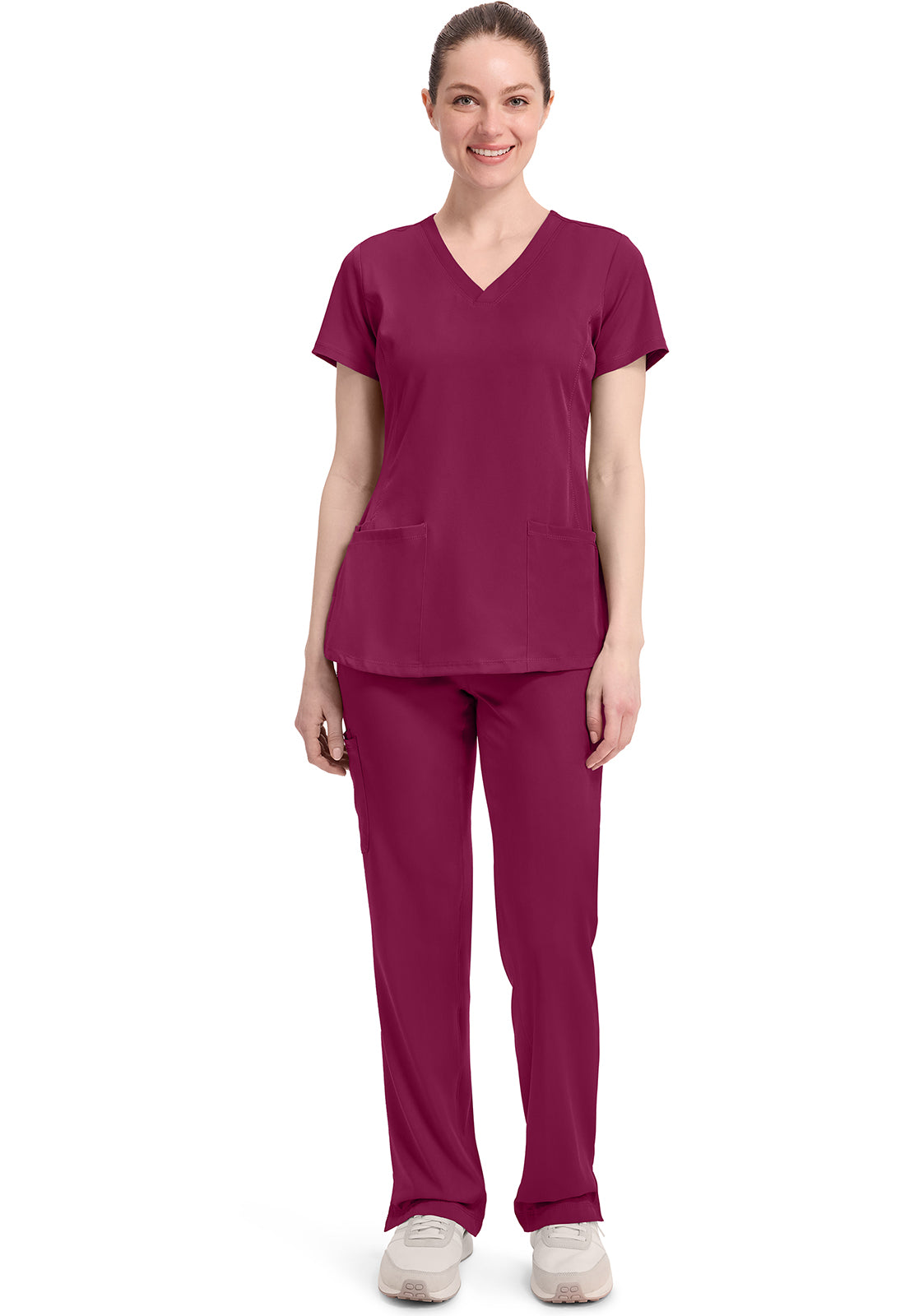 HH Works 2500 Women's Monica Scrub Top Wine