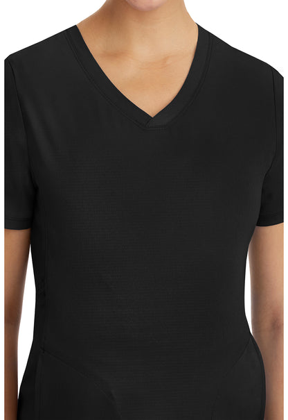 HH Works 2510 Women's Mila Maternity Scrub Top Black