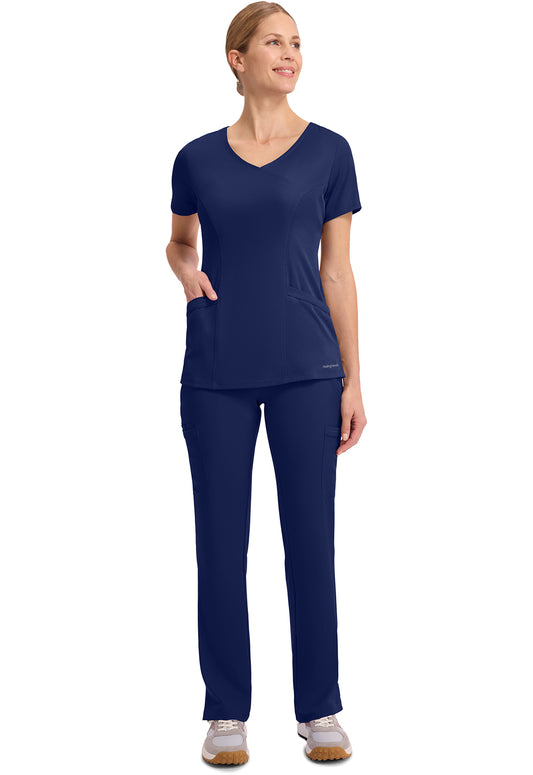 HH Works 2525 Women's Madison Scrub Top Navy