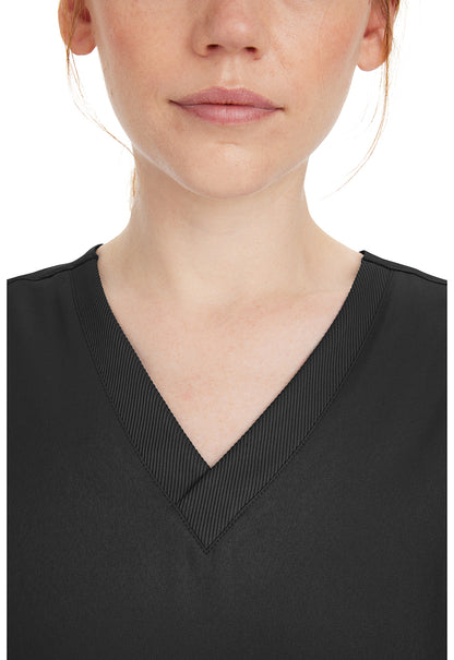 HH Works 2530 Women's Mariah Scrub Top Black