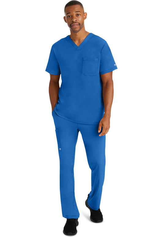 HH Works 2591 Men's Mason Scrub Top Royal