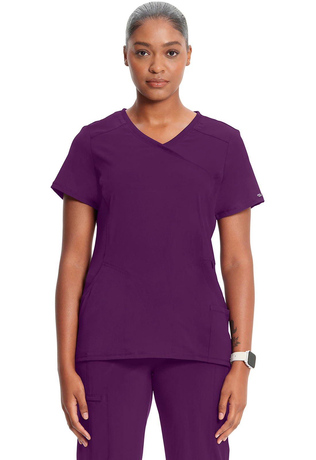 2624A Infinity Round Neck Top (Eggplant)