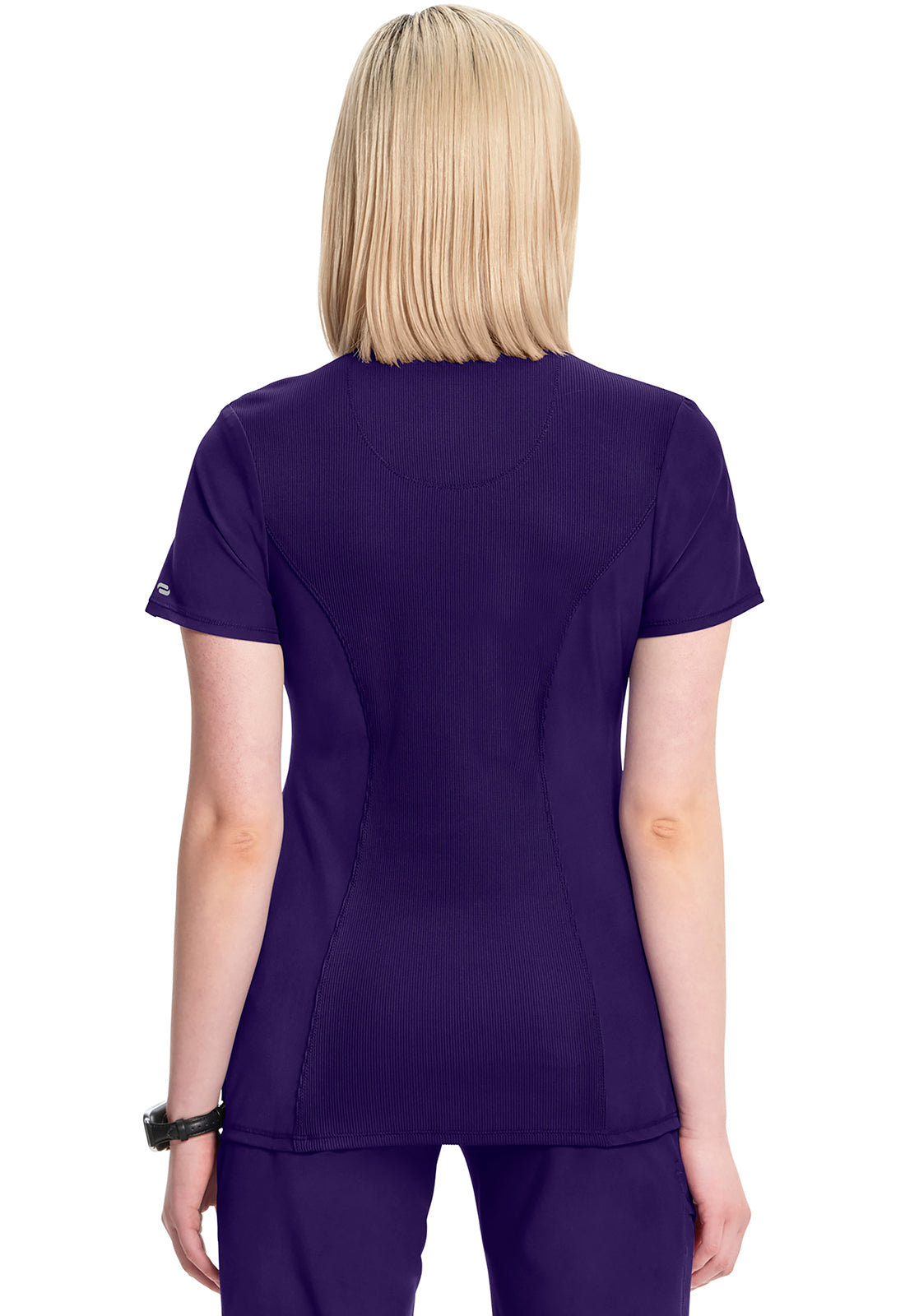 Classics 2624A Round Neck Top Grape Model Image Back | Infinity