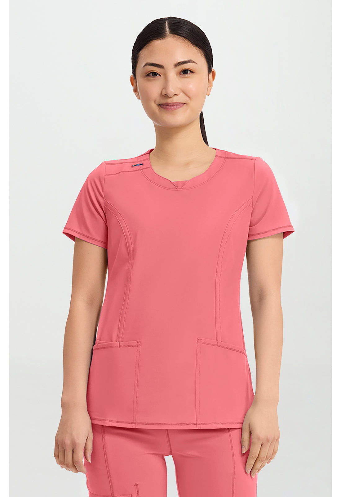 Infinity 2624A Women's Round Neck Scrub Top Pinkerton