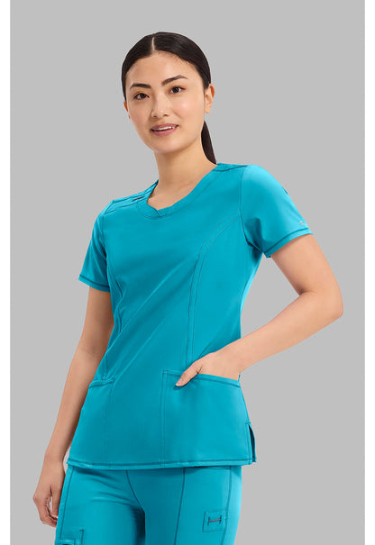 Infinity 2624A Women's Round Neck Scrub Top image 3