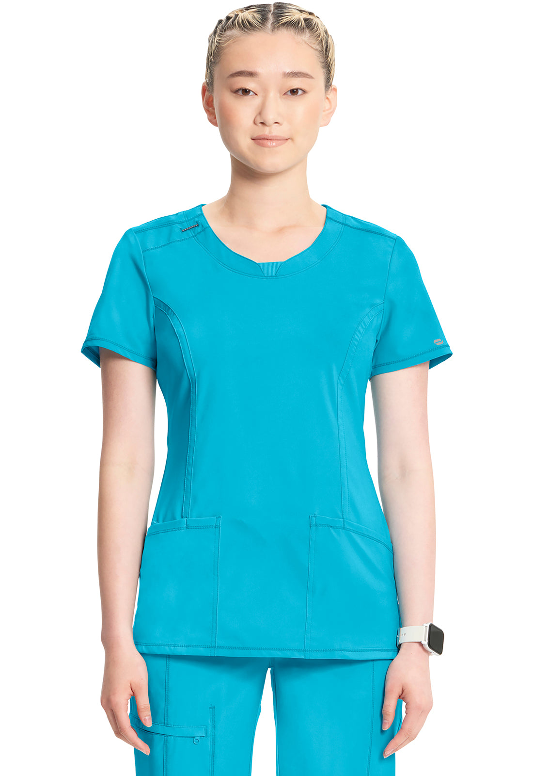 2624A Infinity Round Neck Top (Turquoise)