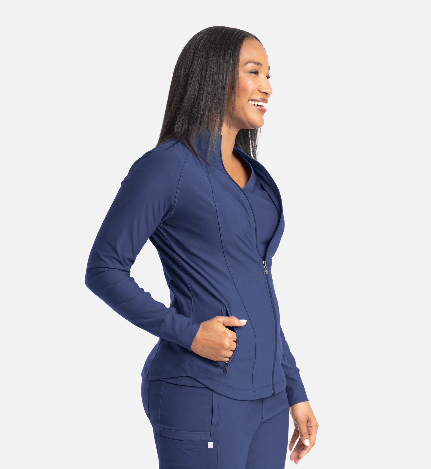 Embrace 2701 Eden Full Zip Track Jacket Navy