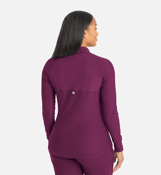 Embrace 2701 Eden Full Zip Track Jacket Wine