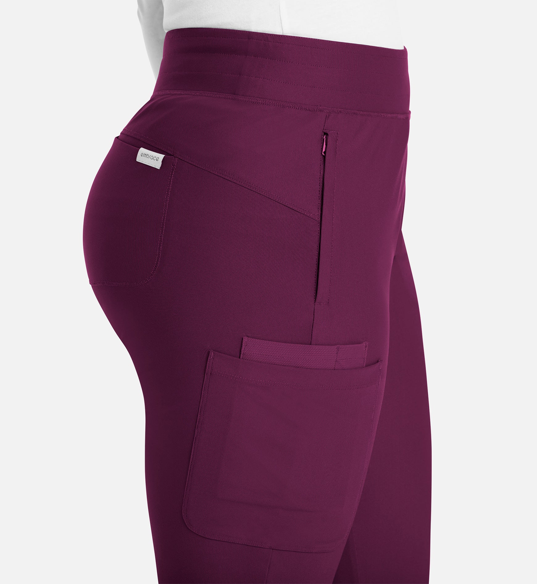 Embrace 2901 Nelly Mid-Rise Jogger Wine