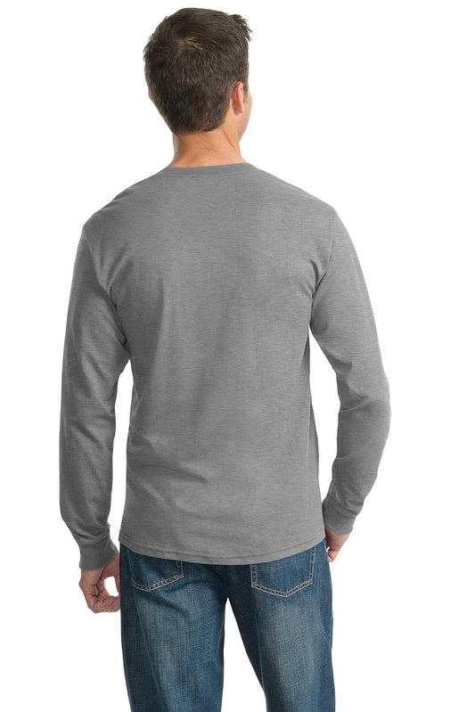 Jerzees Dri-Power 50/50 Cotton/Poly Long Sleeve T-Shirt.  29LS Oxford