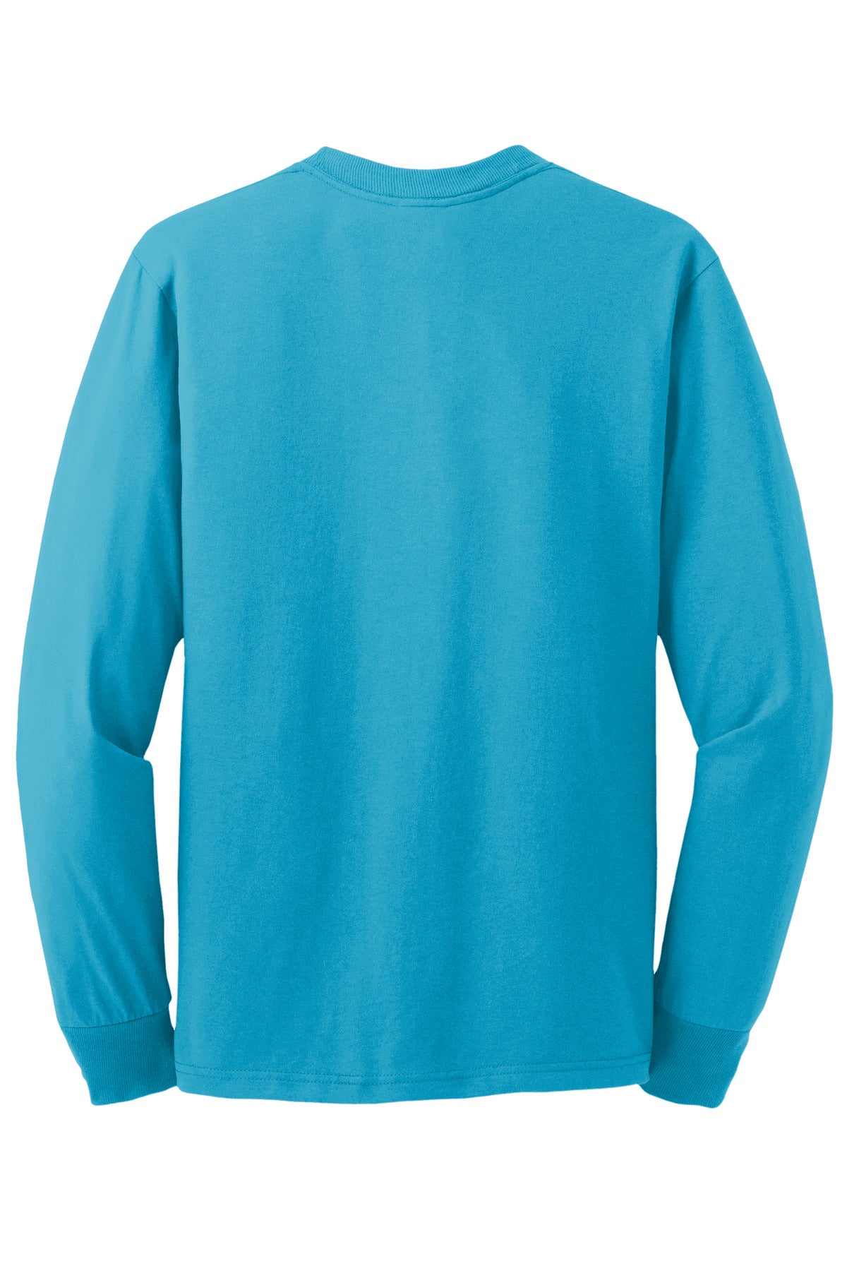 Jerzees Dri-Power 50/50 Cotton/Poly Long Sleeve T-Shirt.  29LS California Blue