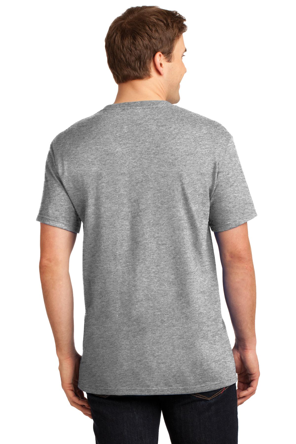 Jerzees  Dri-Power 50/50 Cotton/Poly Pocket T-Shirt.  29MP Oxford
