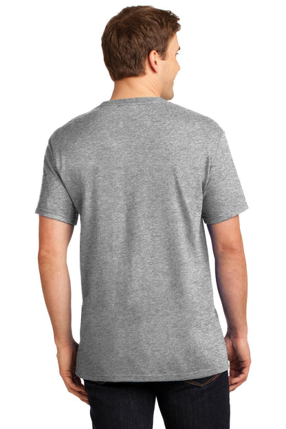 Jerzees  Dri-Power 50/50 Cotton/Poly Pocket T-Shirt.  29MP Oxford