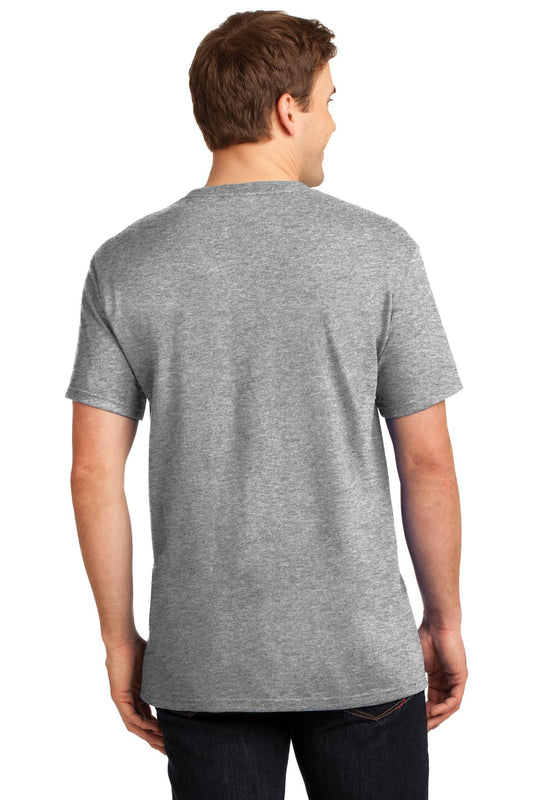 Jerzees  Dri-Power 50/50 Cotton/Poly Pocket T-Shirt.  29MP Oxford