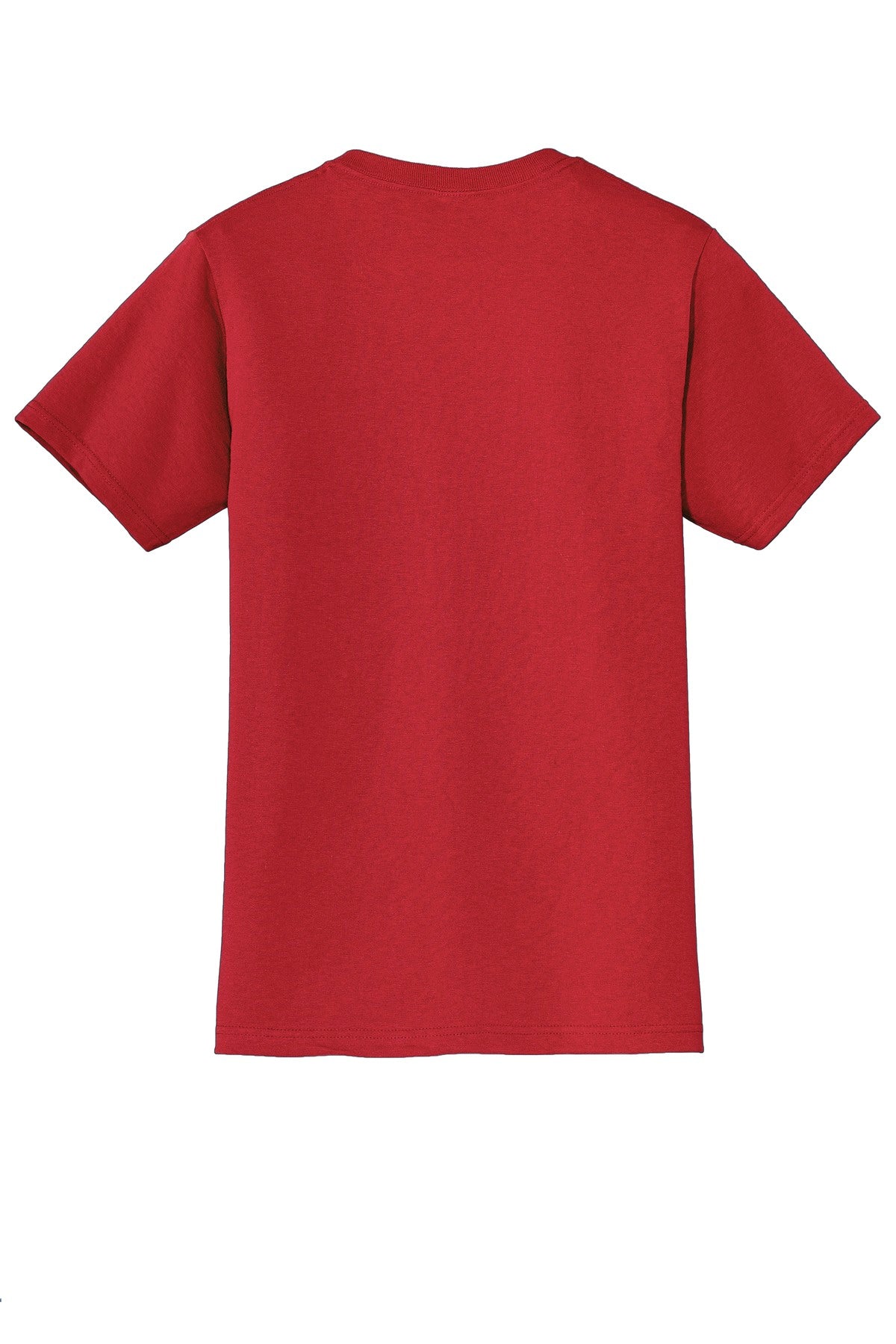 Jerzees  Dri-Power 50/50 Cotton/Poly Pocket T-Shirt.  29MP True Red