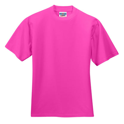 Jerzees  Dri-Power 50/50 Cotton/Poly T-Shirt.  29M Cyber Pink