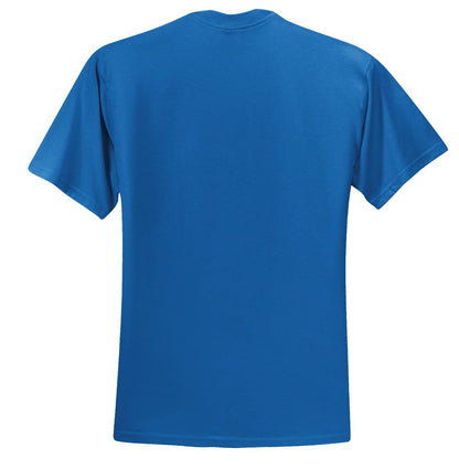 Jerzees  Dri-Power 50/50 Cotton/Poly T-Shirt.  29M Royal