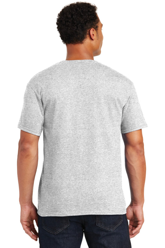 Jerzees  Dri-Power 50/50 Cotton/Poly T-Shirt.  29M Ash