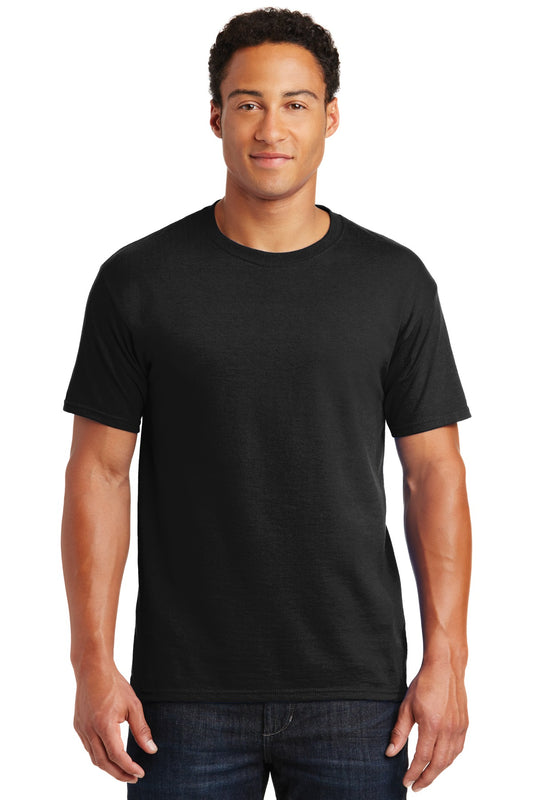 Jerzees  Dri-Power 50/50 Cotton/Poly T-Shirt.  29M Black