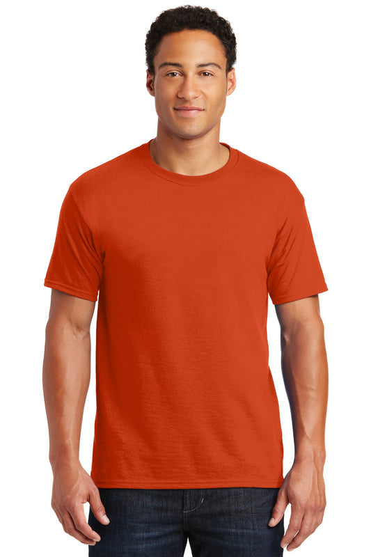 Jerzees  Dri-Power 50/50 Cotton/Poly T-Shirt.  29M Burnt Orange