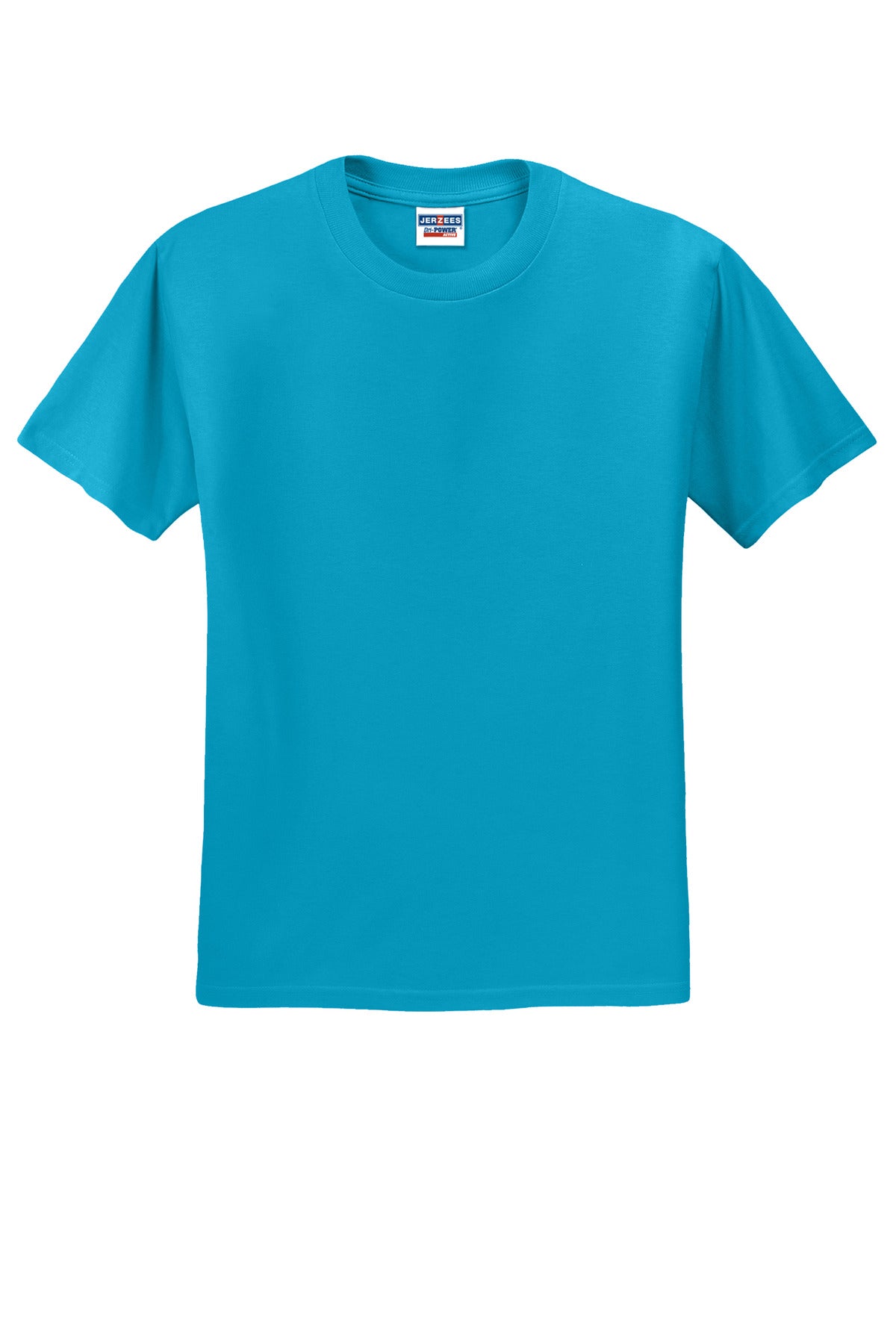 Jerzees  Dri-Power 50/50 Cotton/Poly T-Shirt.  29M California Blue