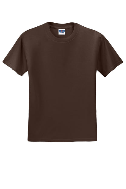 Jerzees  Dri-Power 50/50 Cotton/Poly T-Shirt.  29M Chocolate