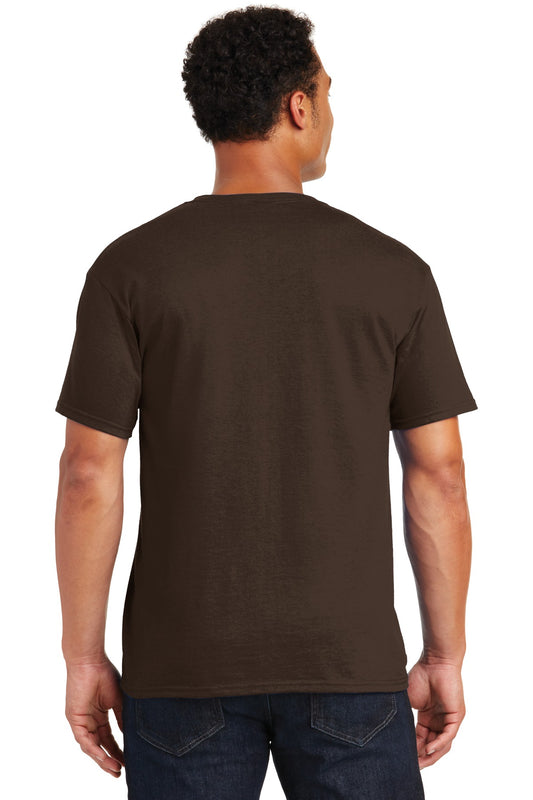 Jerzees  Dri-Power 50/50 Cotton/Poly T-Shirt.  29M Chocolate