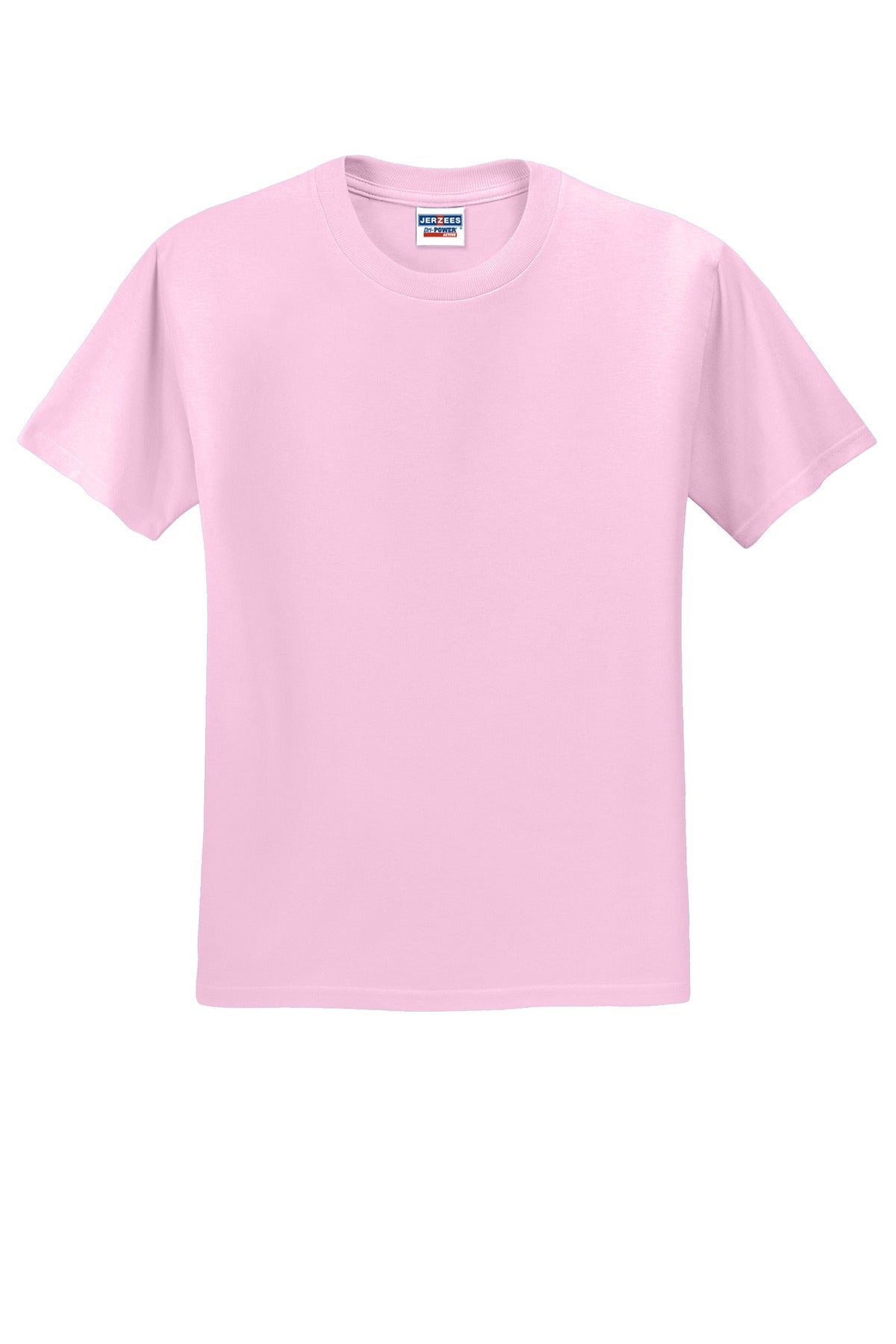 Jerzees  Dri-Power 50/50 Cotton/Poly T-Shirt.  29M Classic Pink