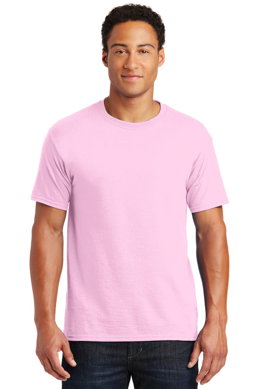 Jerzees  Dri-Power 50/50 Cotton/Poly T-Shirt.  29M Classic Pink