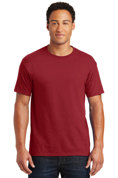 Jerzees  Dri-Power 50/50 Cotton/Poly T-Shirt.  29M Crimson